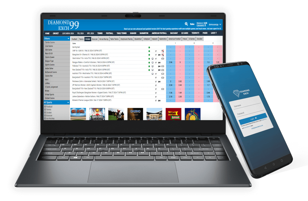 Diamond Exch WL Mockup